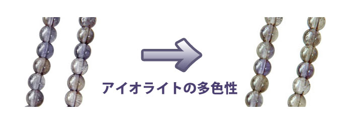 アイオライトのサンストーンや効果と意味