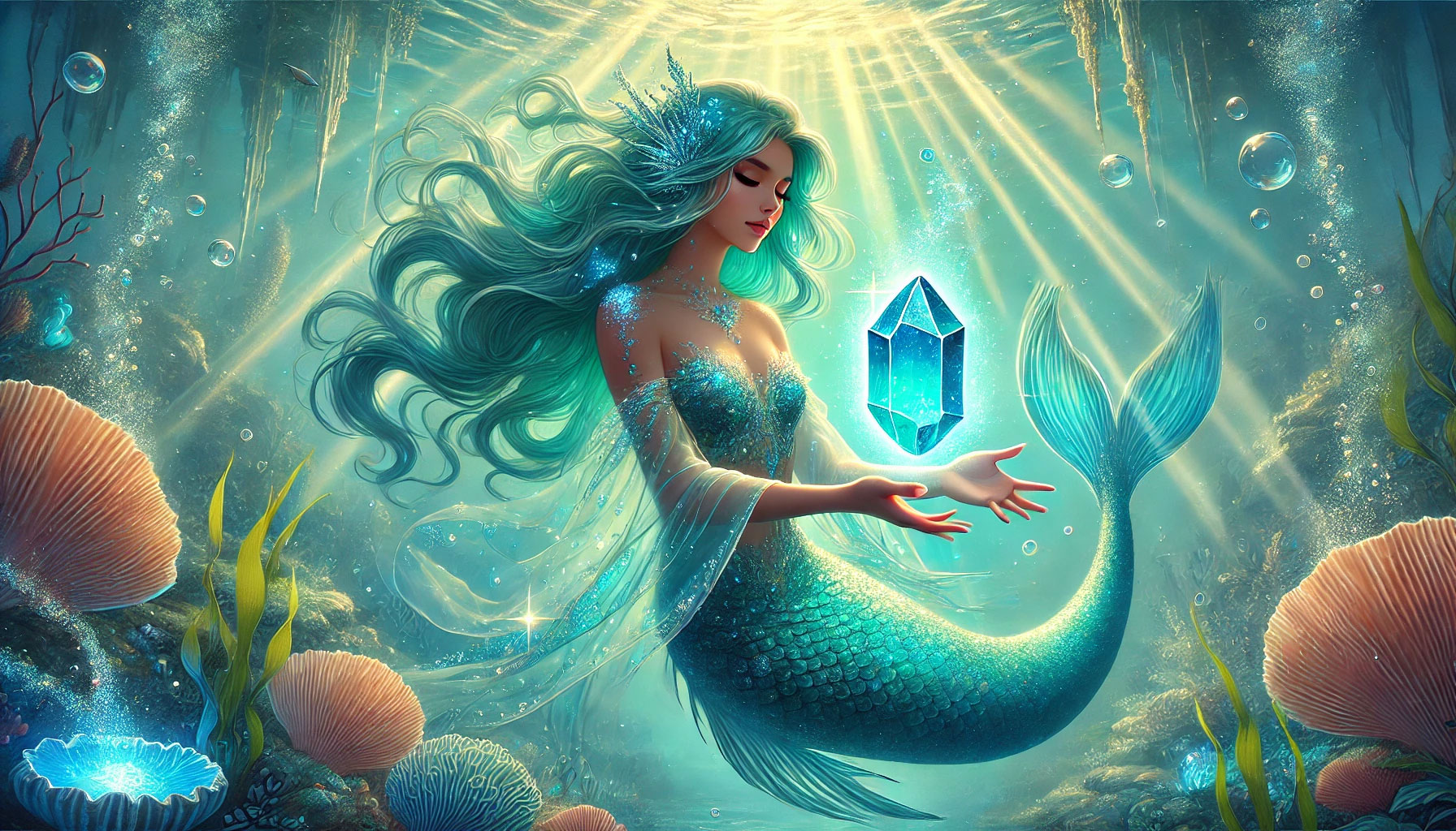 貴方の言霊の力を蘇らせる！最強癒しと調和の 【希少⭐︎深海アクアマリン】 貴方の言霊の力を蘇らせる！最強癒しと調和の 【超高品質深海アクア