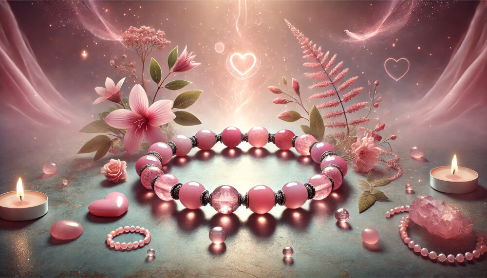 DALL%C2%B7E 2025 08 29 23.22.43 A wide calming and mystical image visualizing the concept  The Meaning of Pink Epidotes Stone Word  Liberation from the Past and the Secret of Its  - エピドートの石言葉「過去からの解放」とは？心を癒す力の秘密を解説