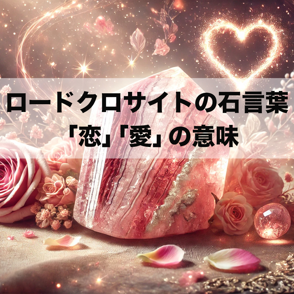 sadfg - ロードクロサイトの石言葉が示す「恋」と「愛」の意味を徹底解説！