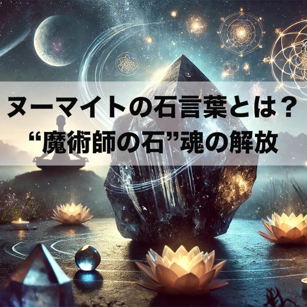 1 - ヌーマイトの石言葉とは？“魔術師の石”がもたらす魂の解放の力