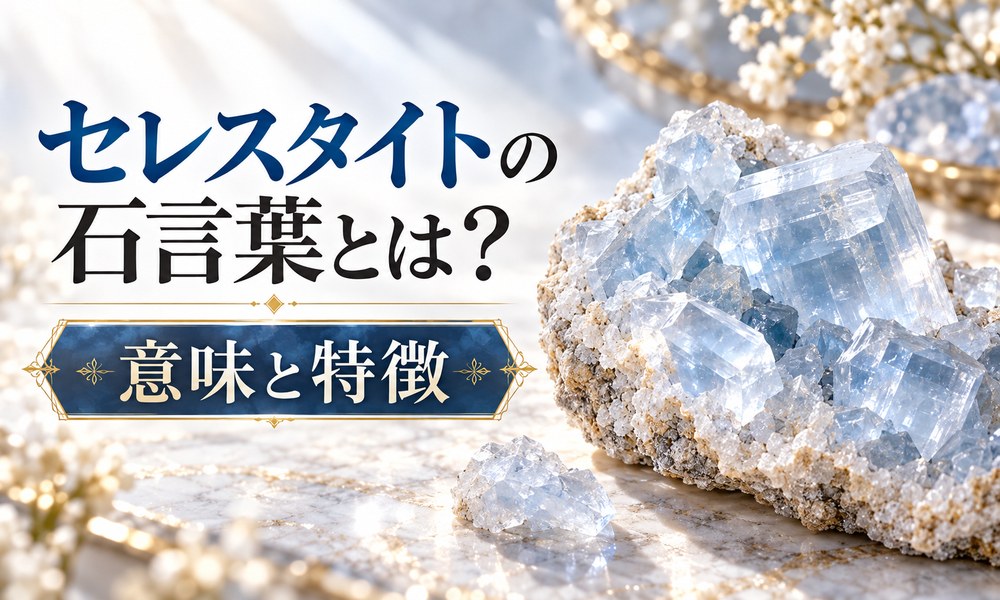 セレスタイトの石言葉とは?意味と特徴 セレスタイトの石言葉とは?意味と特徴