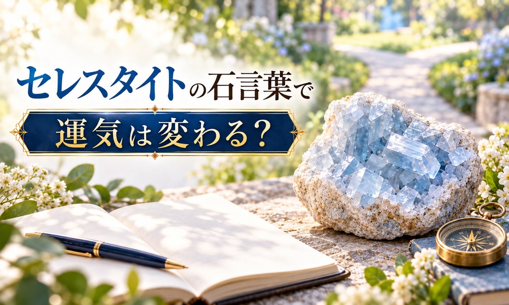 セレスタイトの石言葉で運気は変わる? セレスタイトの石言葉で運気は変わる?