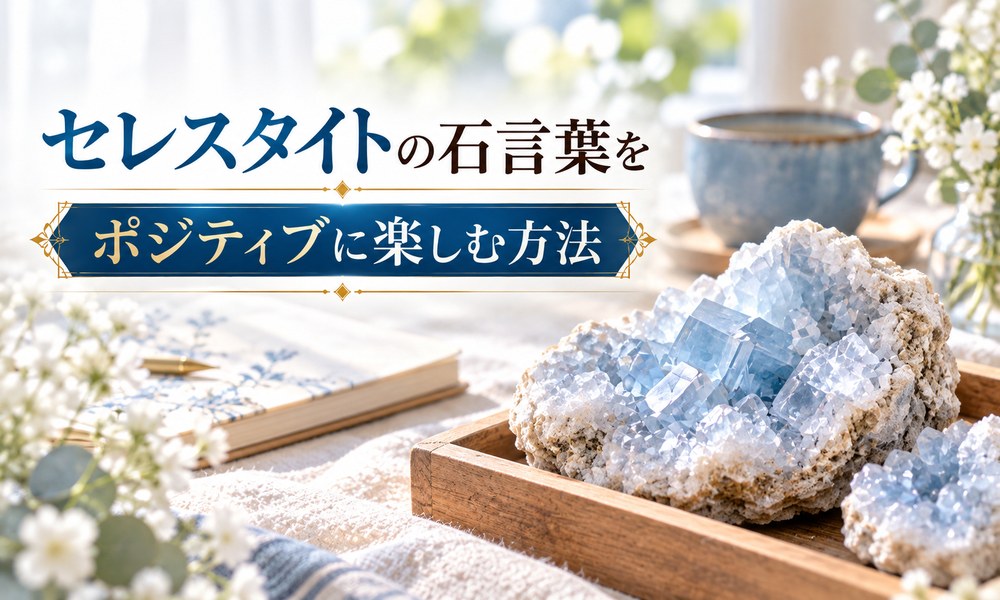セレスタイトの石言葉をポジティブに楽しむ方法 セレスタイトの石言葉をポジティブに楽しむ方法