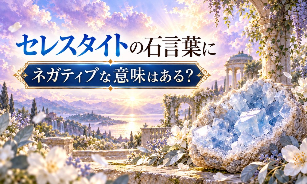 セレスタイトの石言葉にネガティブな意味はある? セレスタイトの石言葉にネガティブな意味はある?