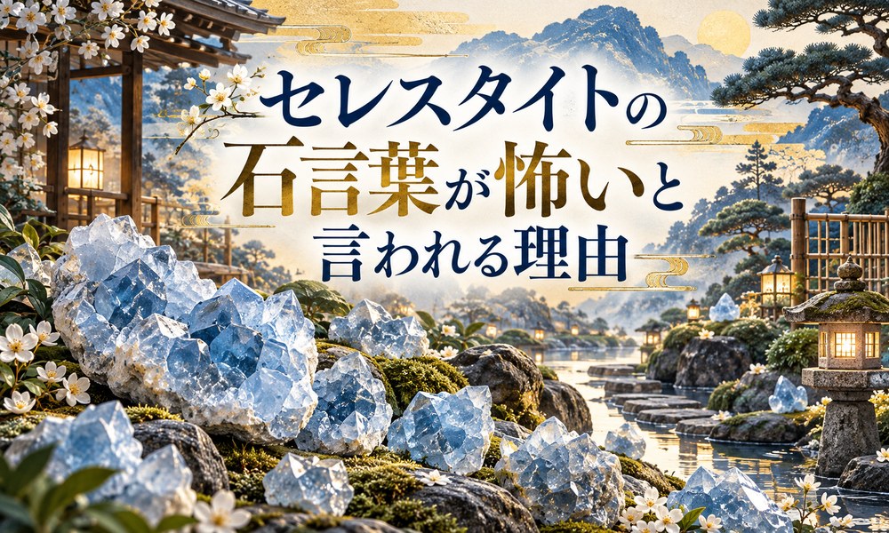 セレスタイトの石言葉が怖いと言われる理由 セレスタイトの石言葉が怖いと言われる理由