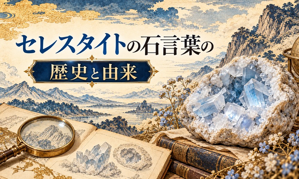 セレスタイトの石言葉の歴史と由来 セレスタイトの石言葉の歴史と由来