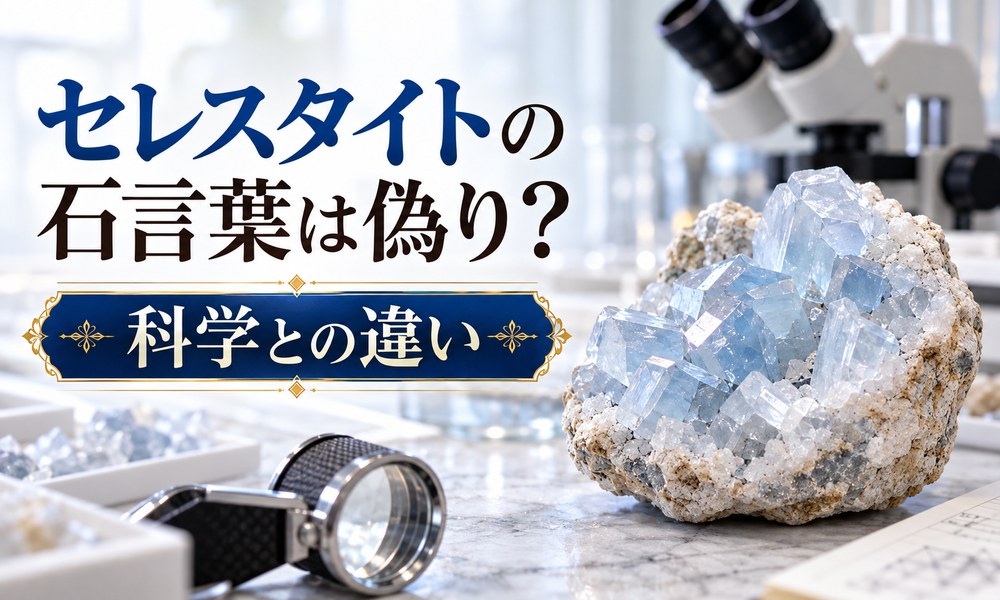セレスタイトの石言葉は偽り?科学との違い セレスタイトの石言葉は偽り?科学との違い