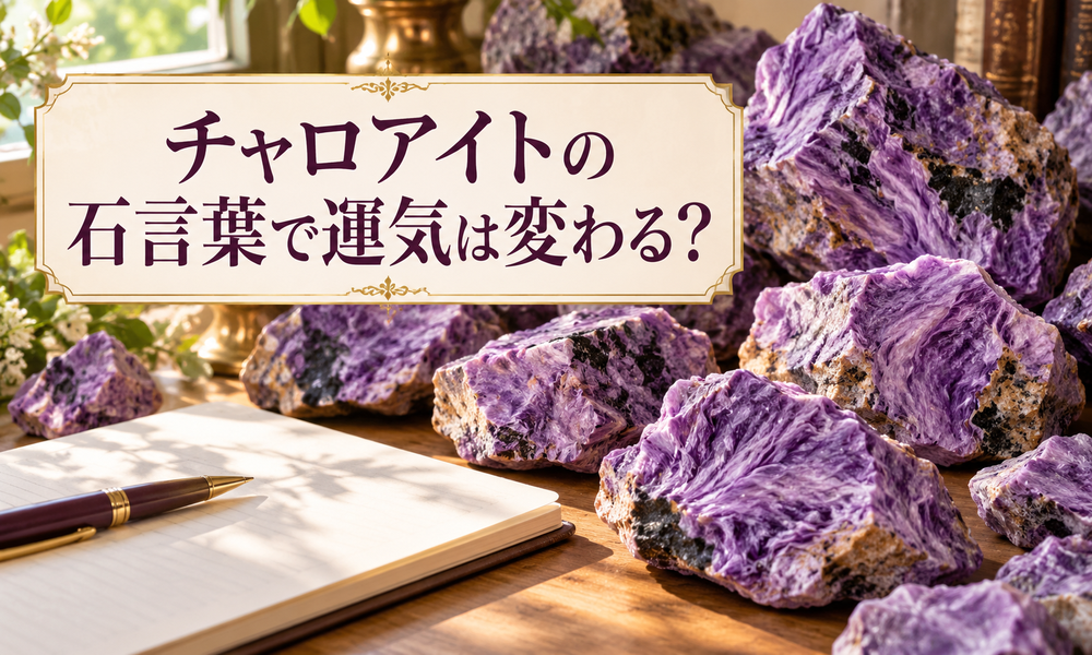 チャロアイトの石言葉で運気は変わる？