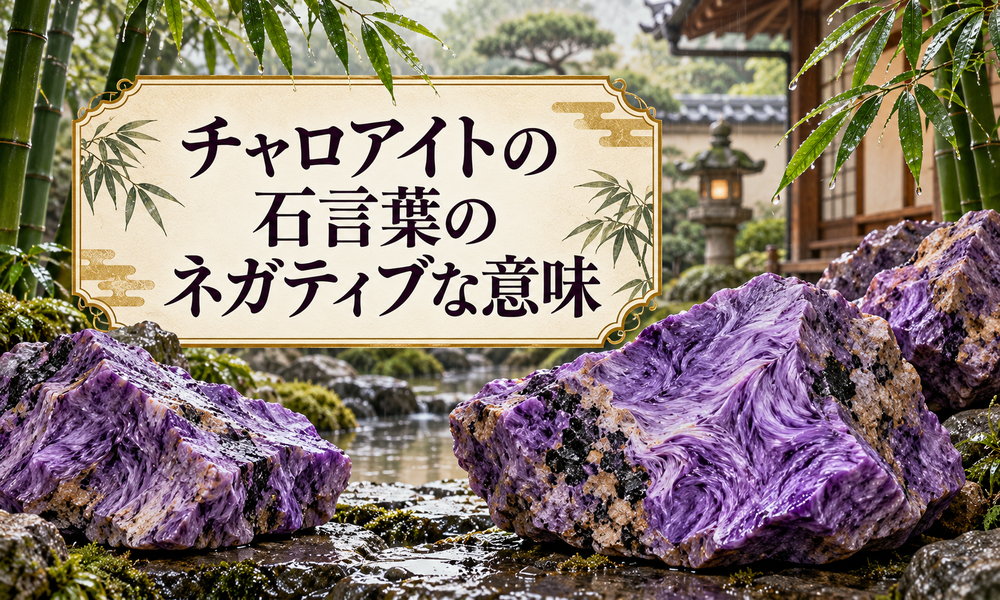 チャロアイトの石言葉のネガティブな意味
