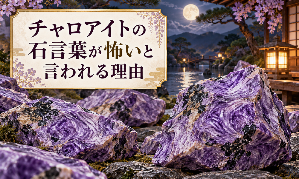 チャロアイトの石言葉が怖いと言われる理由