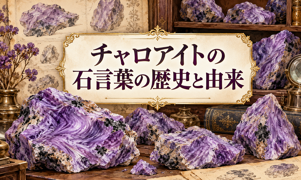 チャロアイトの石言葉の歴史と由来