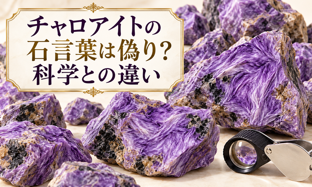 チャロアイトの石言葉は偽り？科学との違い