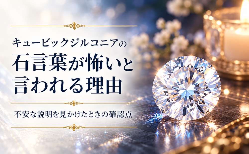 キュービックジルコニアの石言葉が怖いと言われる理由 キュービックジルコニアの石言葉が怖いと言われる理由