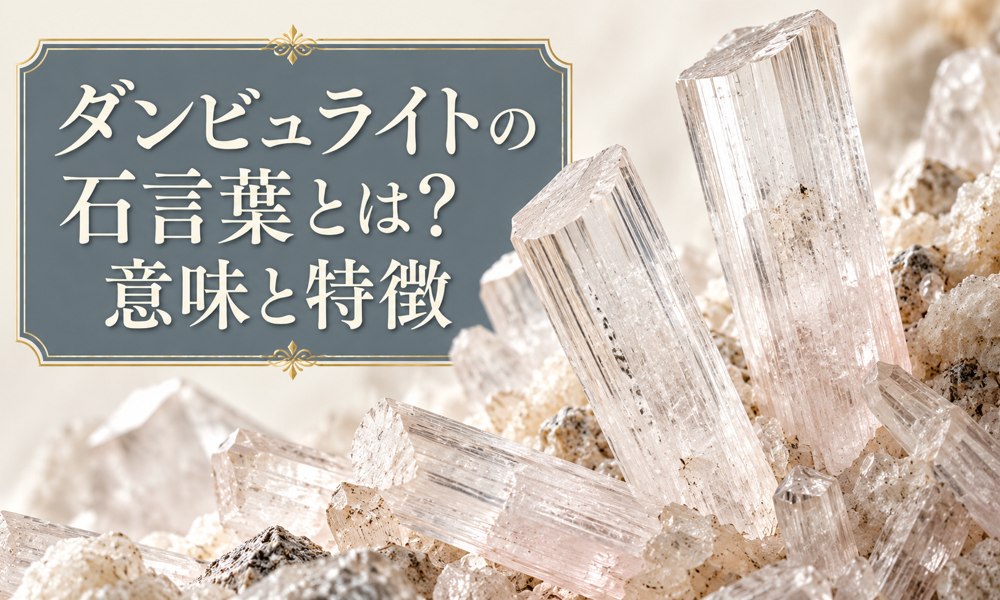 ダンビュライトの石言葉とは?意味と特徴 ダンビュライトの石言葉とは?意味と特徴