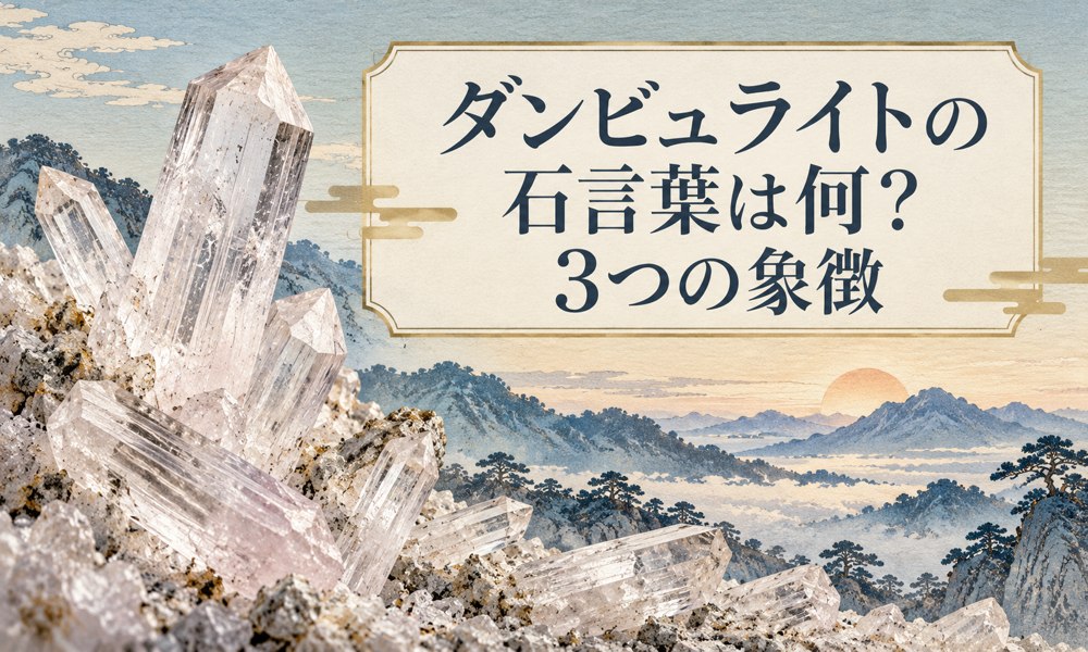 ダンビュライトの石言葉は何?3つの象徴 ダンビュライトの石言葉は何?3つの象徴