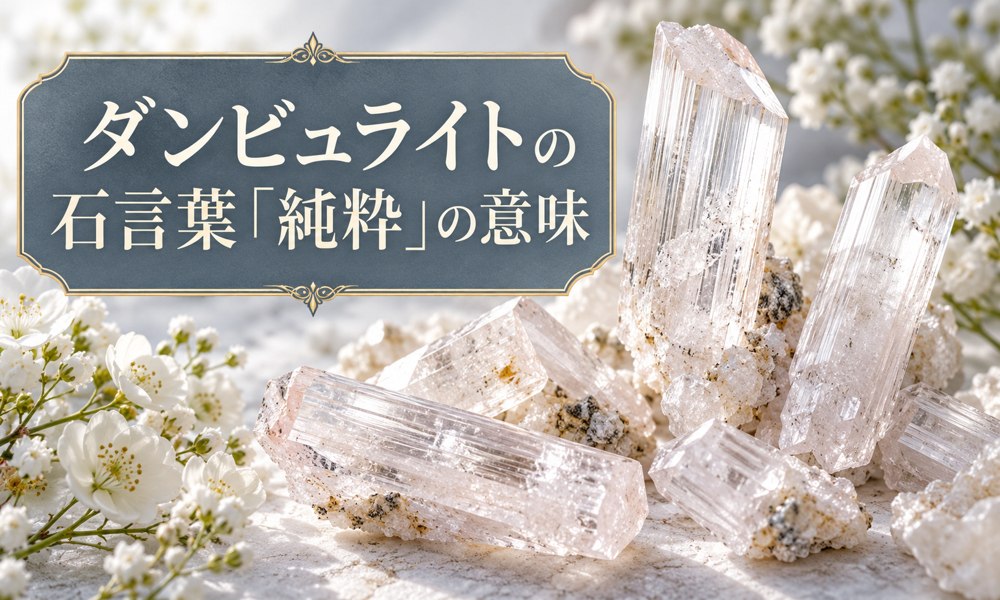 ダンビュライトの石言葉「純粋」の意味 ダンビュライトの石言葉「純粋」の意味