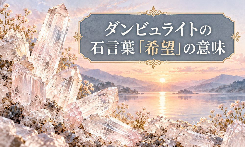 ダンビュライトの石言葉「希望」の意味 ダンビュライトの石言葉「希望」の意味