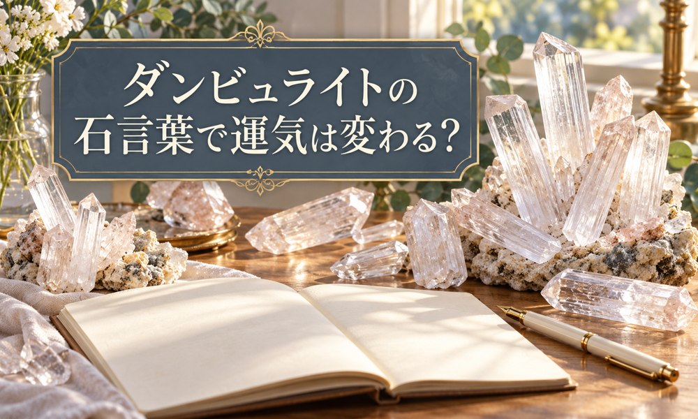 ダンビュライトの石言葉で運気は変わる? ダンビュライトの石言葉で運気は変わる?