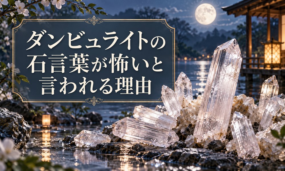 ダンビュライトの石言葉が怖いと言われる理由 ダンビュライトの石言葉が怖いと言われる理由