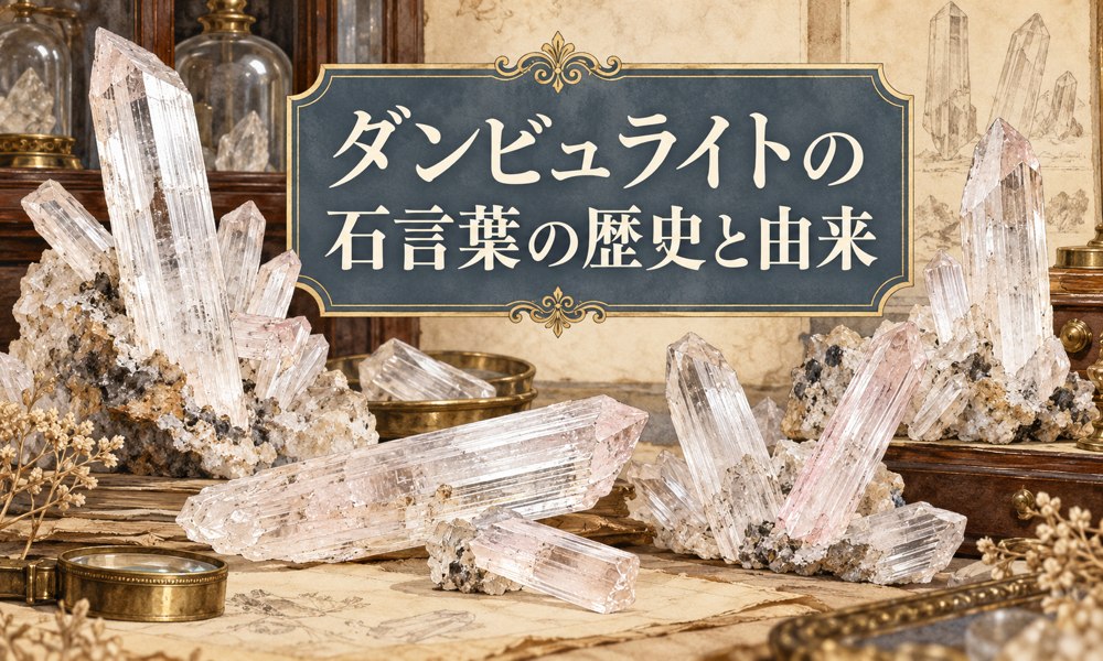 ダンビュライトの石言葉の歴史と由来 ダンビュライトの石言葉の歴史と由来