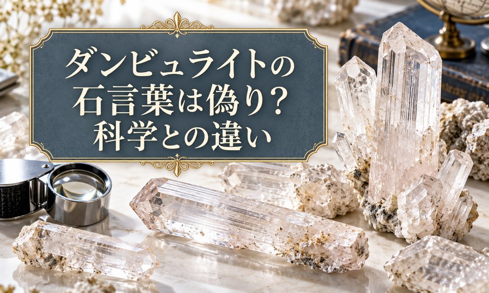 ダンビュライトの石言葉は偽り?科学との違い ダンビュライトの石言葉は偽り?科学との違い