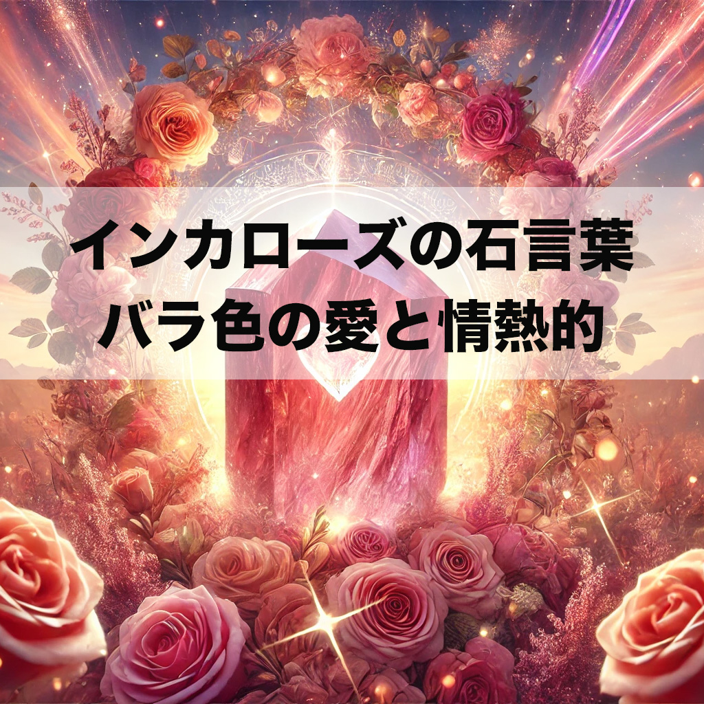 dsfgd - インカローズの石言葉とは？バラ色の愛と情熱的な恋を叶えるパワーストーン