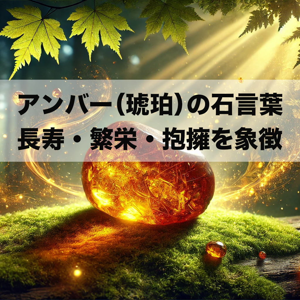 dsfgh - アンバー（琥珀）の石言葉とは？長寿・繁栄・抱擁を象徴する太古の癒し石