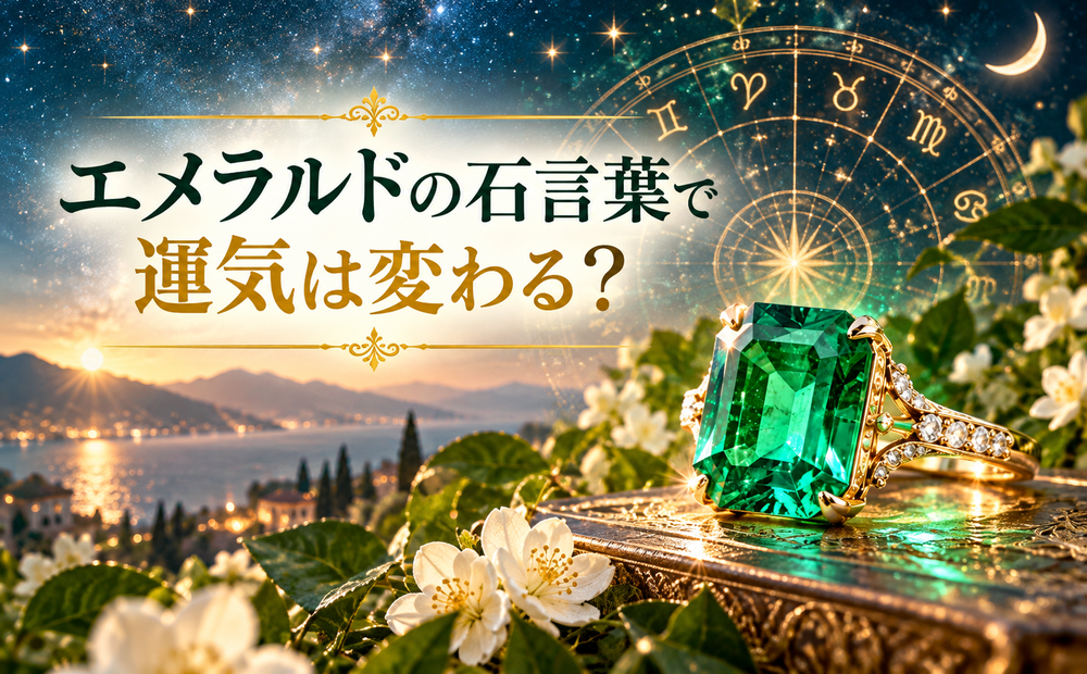 エメラルドの石言葉で運気は変わる？