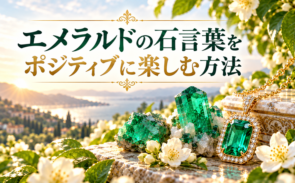エメラルドの石言葉をポジティブに楽しむ方法
