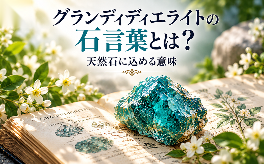 グランディディエライトの石言葉とは?天然石に込める意味 グランディディエライトの石言葉とは?天然石に込める意味