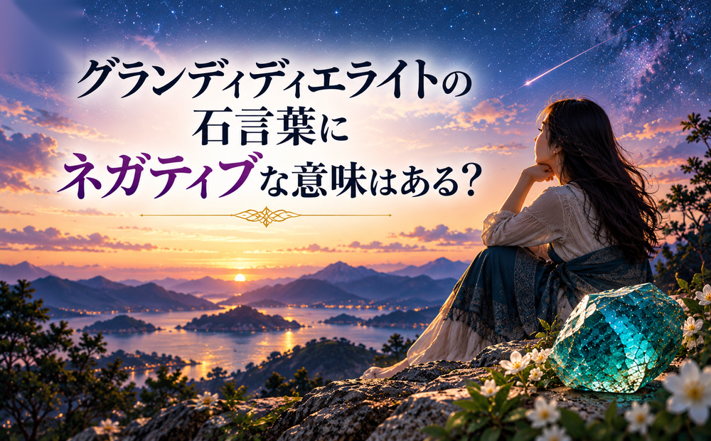 グランディディエライトの石言葉にネガティブな意味はある? グランディディエライトの石言葉にネガティブな意味はある?