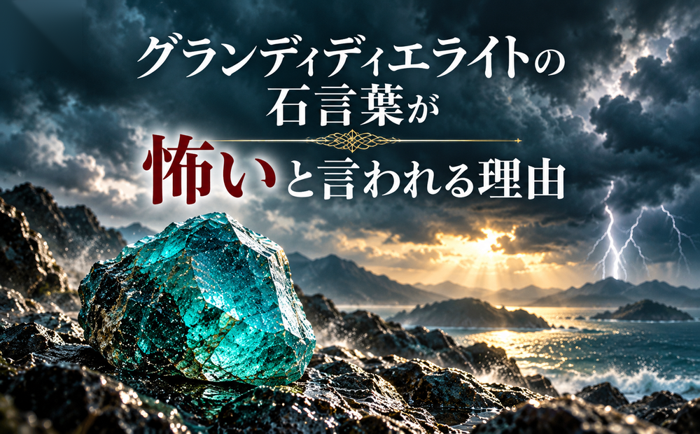 グランディディエライトの石言葉が怖いと言われる理由 グランディディエライトの石言葉が怖いと言われる理由