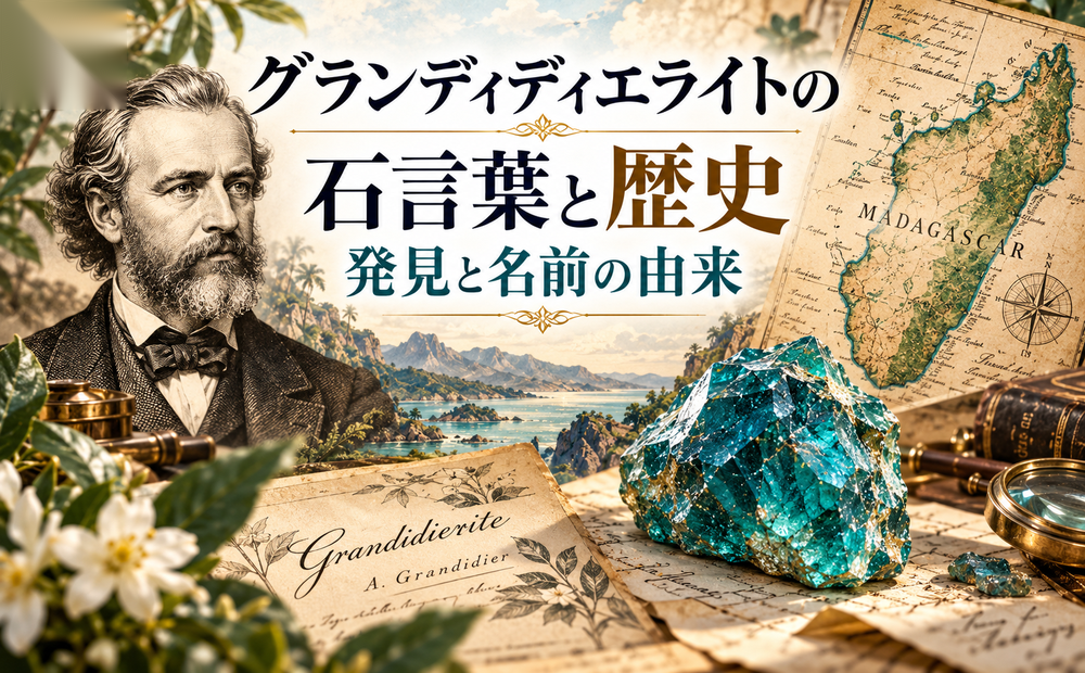 グランディディエライトの石言葉と歴史|発見と名前の由来 グランディディエライトの石言葉と歴史|発見と名前の由来