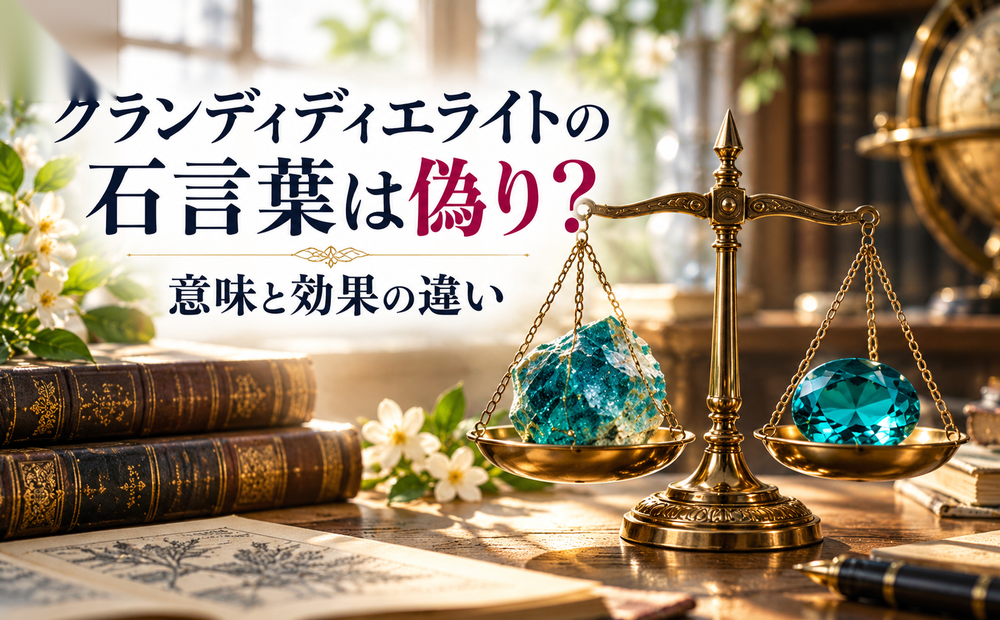 グランディディエライトの石言葉は偽り?意味と効果の違い グランディディエライトの石言葉は偽り?意味と効果の違い