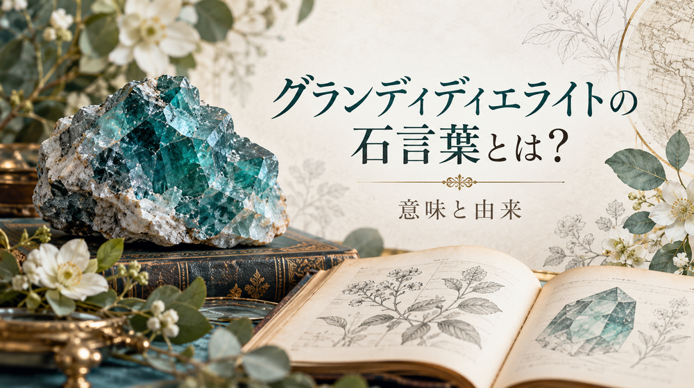グランディディエライトの石言葉とは?意味と由来 グランディディエライトの石言葉とは?意味と由来