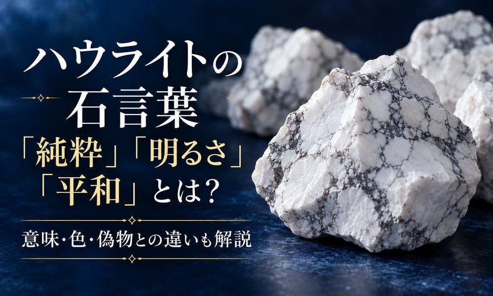 ハウライト 石言葉画像1 ハウライトの石言葉