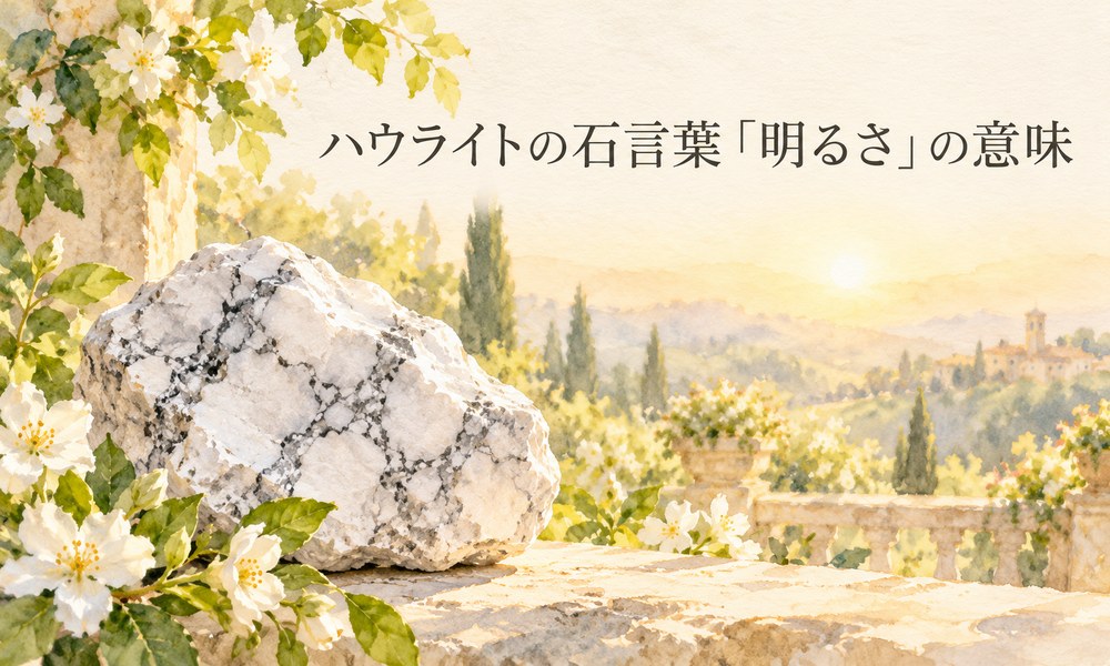 ハウライトの石言葉「明るさ」の意味