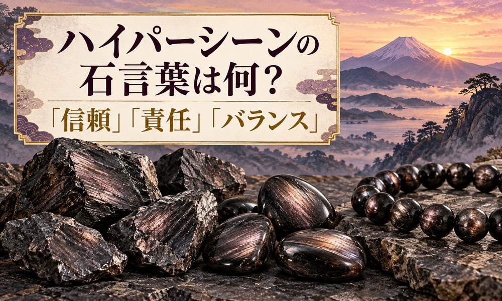 ハイパーシーンの石言葉は何?「信頼」「責任」「バランス」 ハイパーシーンの石言葉は何?「信頼」「責任」「バランス」