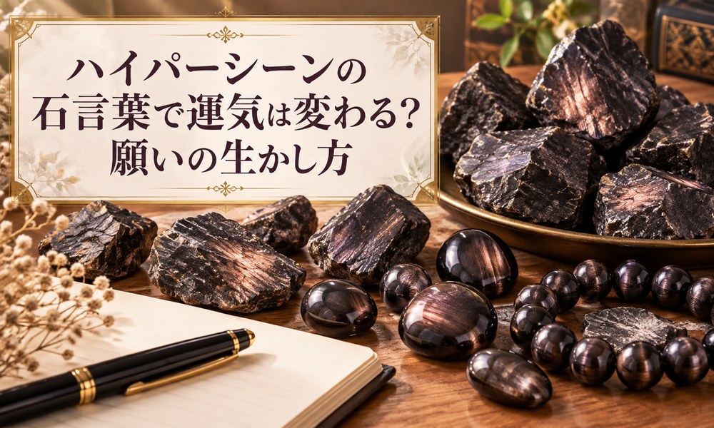 ハイパーシーンの石言葉で運気は変わる?願いの生かし方 ハイパーシーンの石言葉で運気は変わる?願いの生かし方