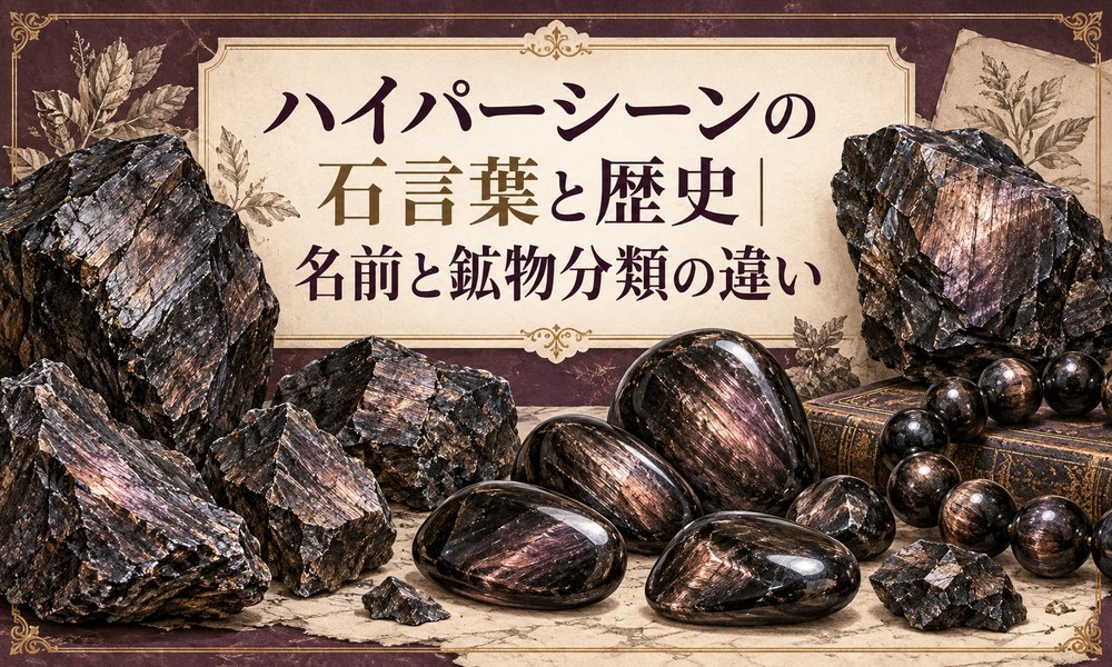 ハイパーシーンの石言葉と歴史|名前と鉱物分類の違い ハイパーシーンの石言葉と歴史|名前と鉱物分類の違い