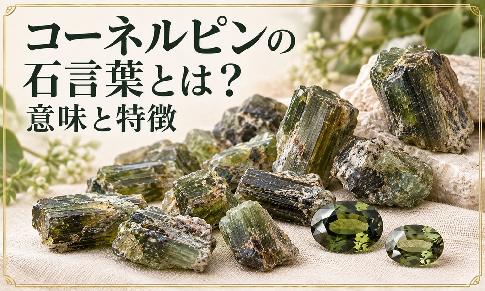 コーネルピンの石言葉とは?意味と特徴 コーネルピンの石言葉とは?意味と特徴