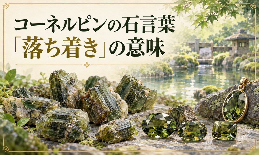 コーネルピンの石言葉「落ち着き」の意味 コーネルピンの石言葉「落ち着き」の意味