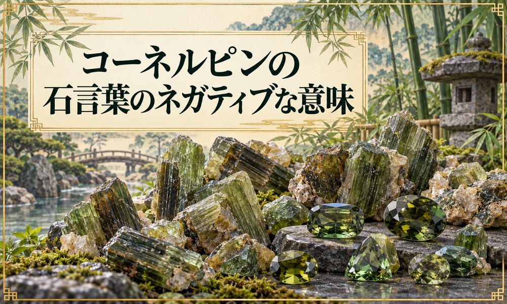 コーネルピンの石言葉のネガティブな意味 コーネルピンの石言葉のネガティブな意味