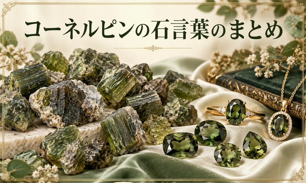 コーネルピンの石言葉のまとめ コーネルピンの石言葉のまとめ