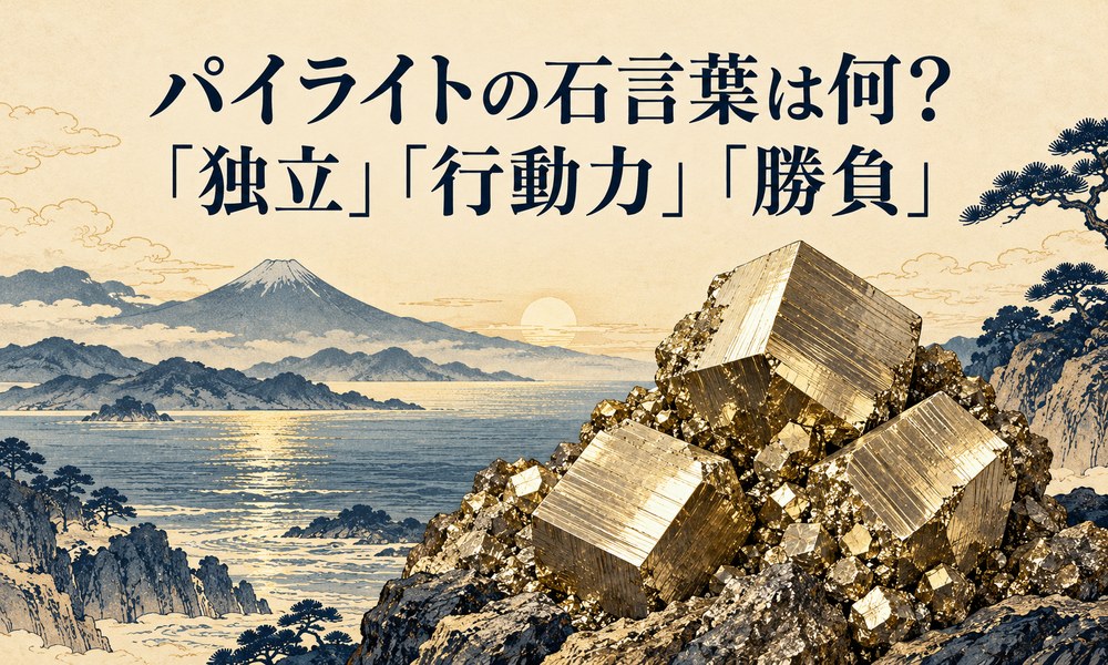 パイライトの石言葉は何?「独立」「行動力」「勝負」 パイライトの石言葉は何?「独立」「行動力」「勝負」