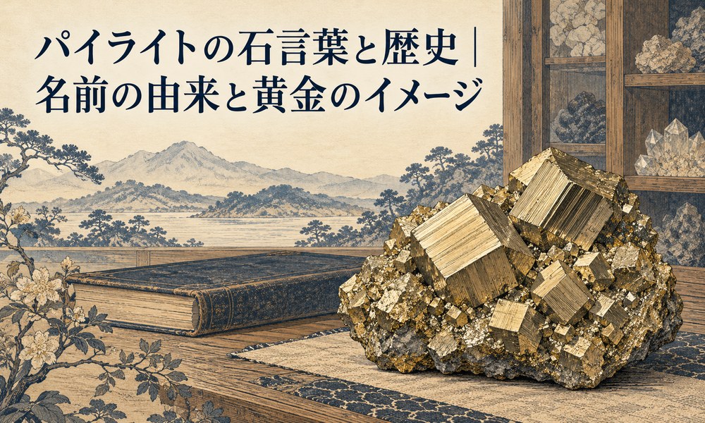 パイライトの石言葉と歴史|名前の由来と黄金のイメージ パイライトの石言葉と歴史|名前の由来と黄金のイメージ