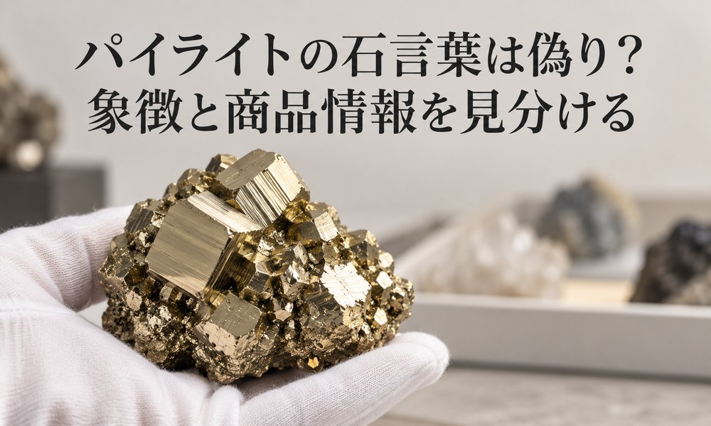 パイライトの石言葉は偽り?象徴と商品情報を見分ける パイライトの石言葉は偽り?象徴と商品情報を見分ける
