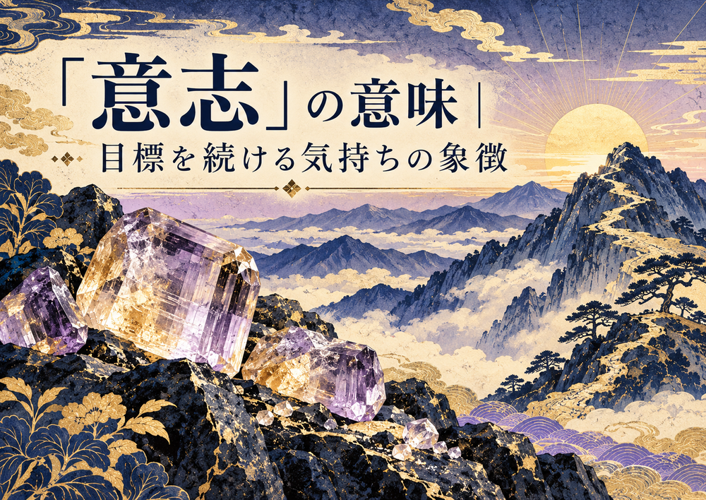 「意志」の意味|目標を続ける気持ちの象徴 「意志」の意味|目標を続ける気持ちの象徴