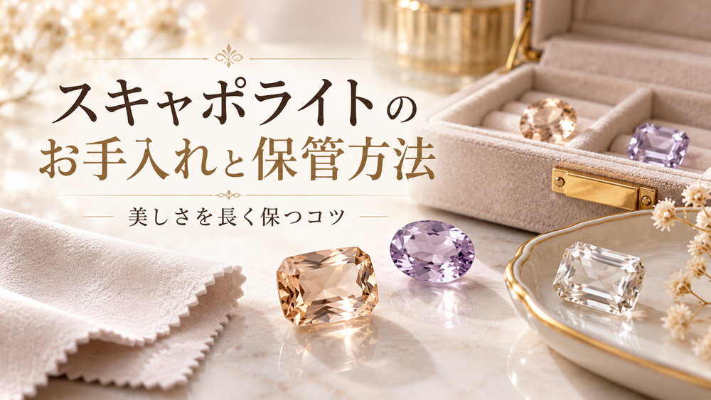 スキャポライトのお手入れと保管方法 スキャポライトのお手入れと保管方法